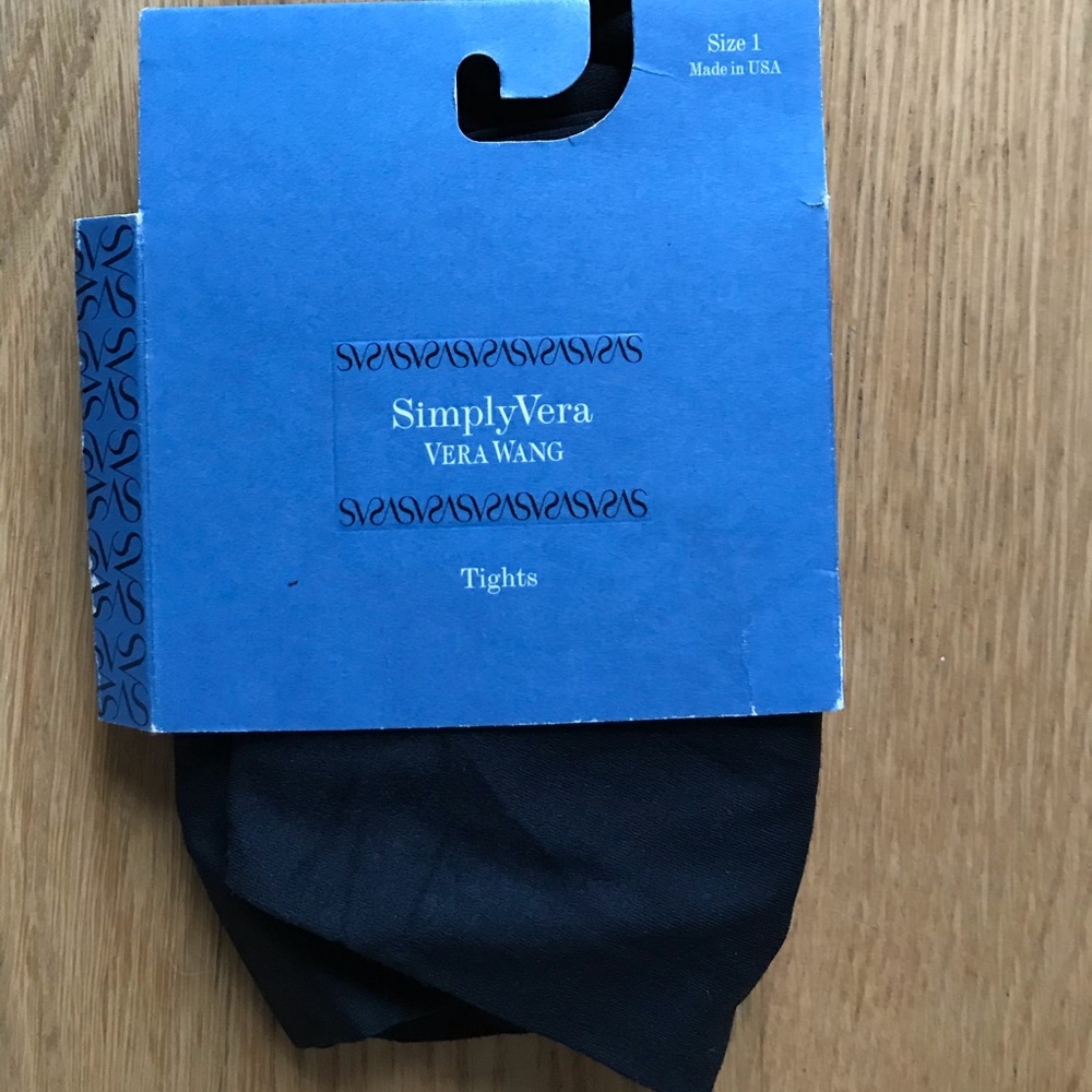 Simply Vera by Vera Wang Navy Opaque Tights